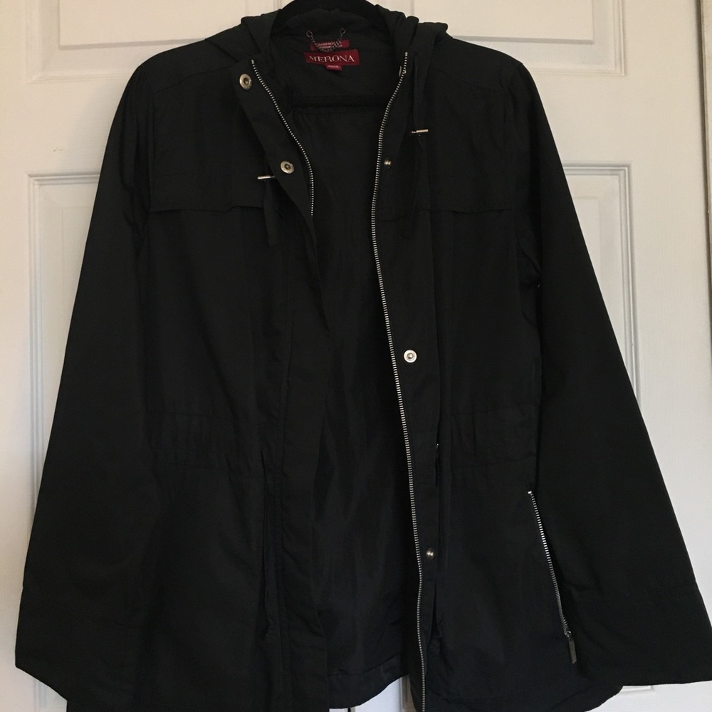 Black Rain Coat